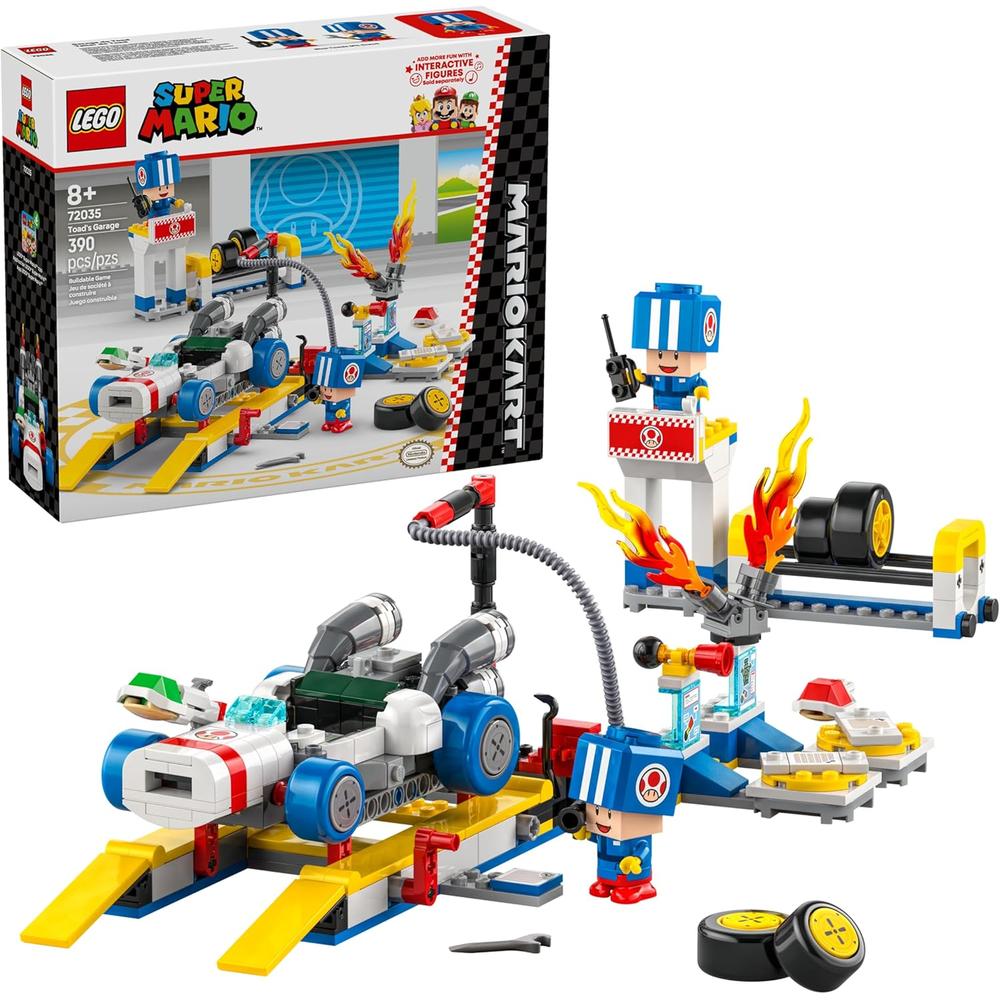 LEGO SUPER MARIO GARAJE DE TOAD MARIO KART, SET DE CONSTRUCCIÓN - 1