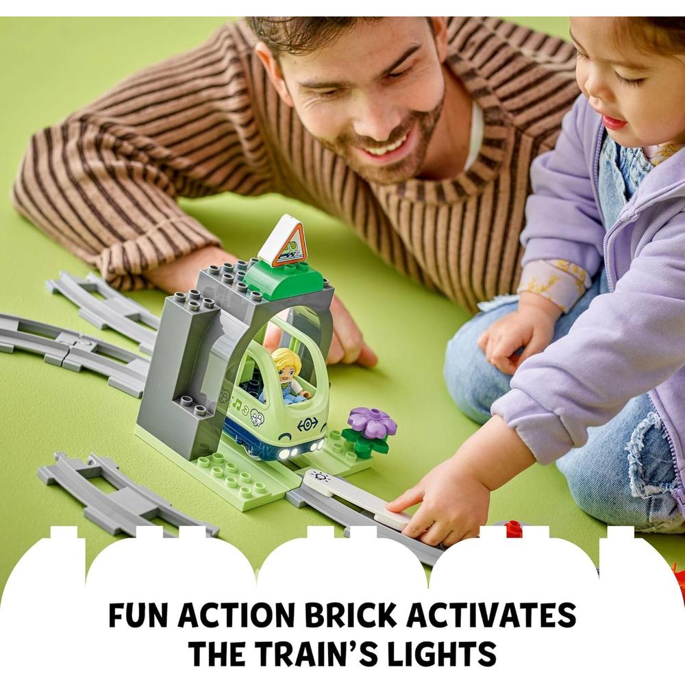 LEGO DUPLO TOWN SET DE EXPANSIÓN DE TÚNEL Y VÍAS DE TREN, 10 PIEZAS ADICIONALES - 6