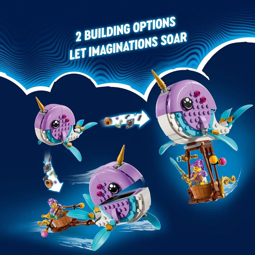 LEGO DREAMZZZ IZZIE'S NARWHAL EN GLOBO AEROSTÁTICO, SET PARA NIÑOS - 3
