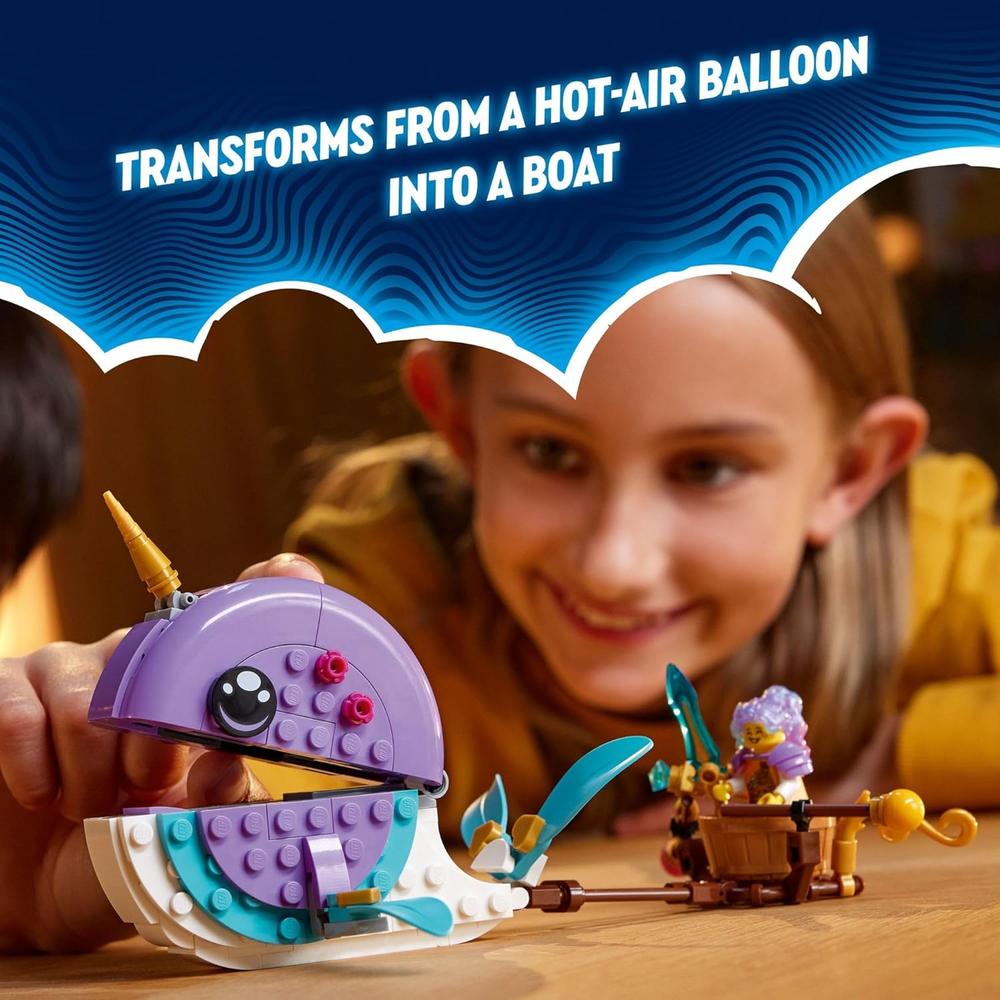 LEGO DREAMZZZ IZZIE'S NARWHAL EN GLOBO AEROSTÁTICO, SET PARA NIÑOS - 4