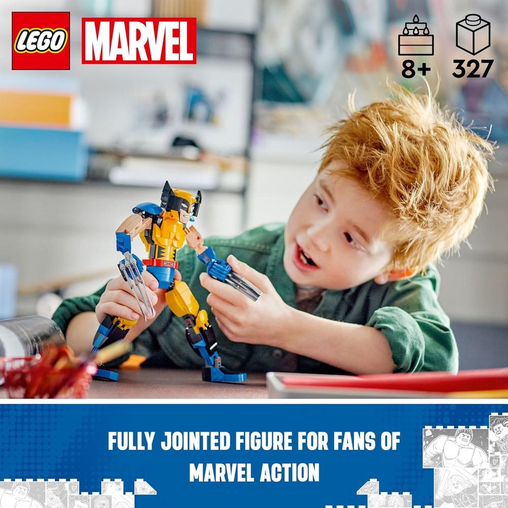 LEGO MARVEL WOLVERINE FIGURA DE ACCIÓN COLECCIONABLE TOTALMENTE ARTICULADA - 2