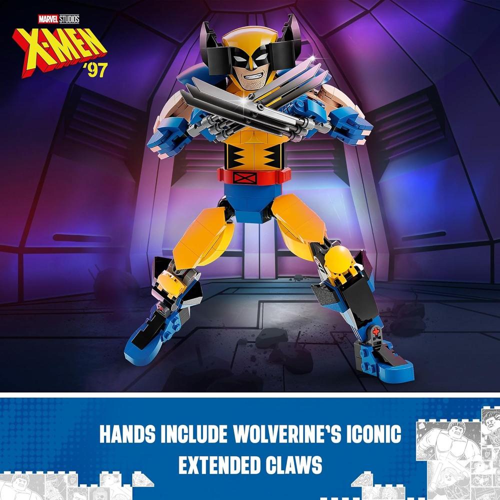 LEGO MARVEL WOLVERINE FIGURA DE ACCIÓN COLECCIONABLE TOTALMENTE ARTICULADA - 3
