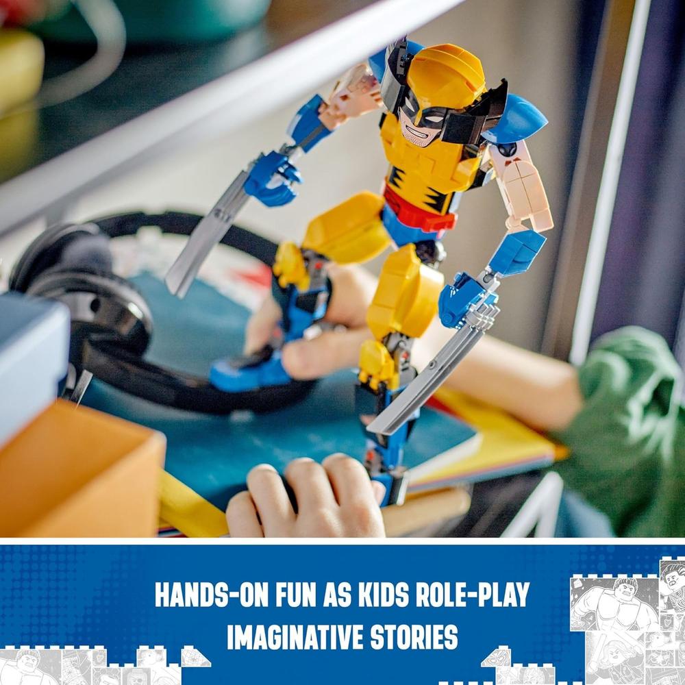 LEGO MARVEL WOLVERINE FIGURA DE ACCIÓN COLECCIONABLE TOTALMENTE ARTICULADA - 5