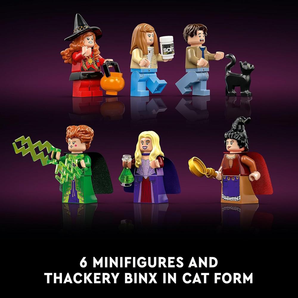 LEGO IDEAS HOCUS POCUS CABAÑA DE LAS HERMANAS SANDERSON PARA ADULTOS - 6