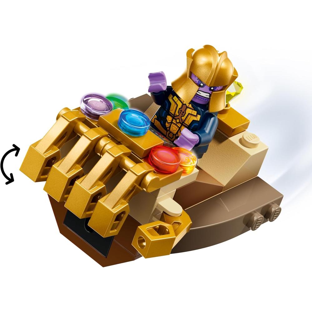 LEGO MARVEL CAPITÁN AMÉRICA VS THANOS, BLOQUES DE CONSTRUCCIÓN Y JUEGO - 5