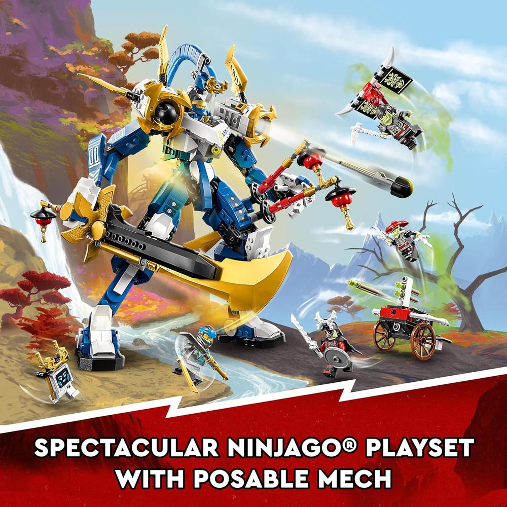 LEGO NINJAGO MECH TITÁN DE JAY SET DE FIGURAS DE ACCIÓN CON MINIFIGURAS DE BATALLA - 2