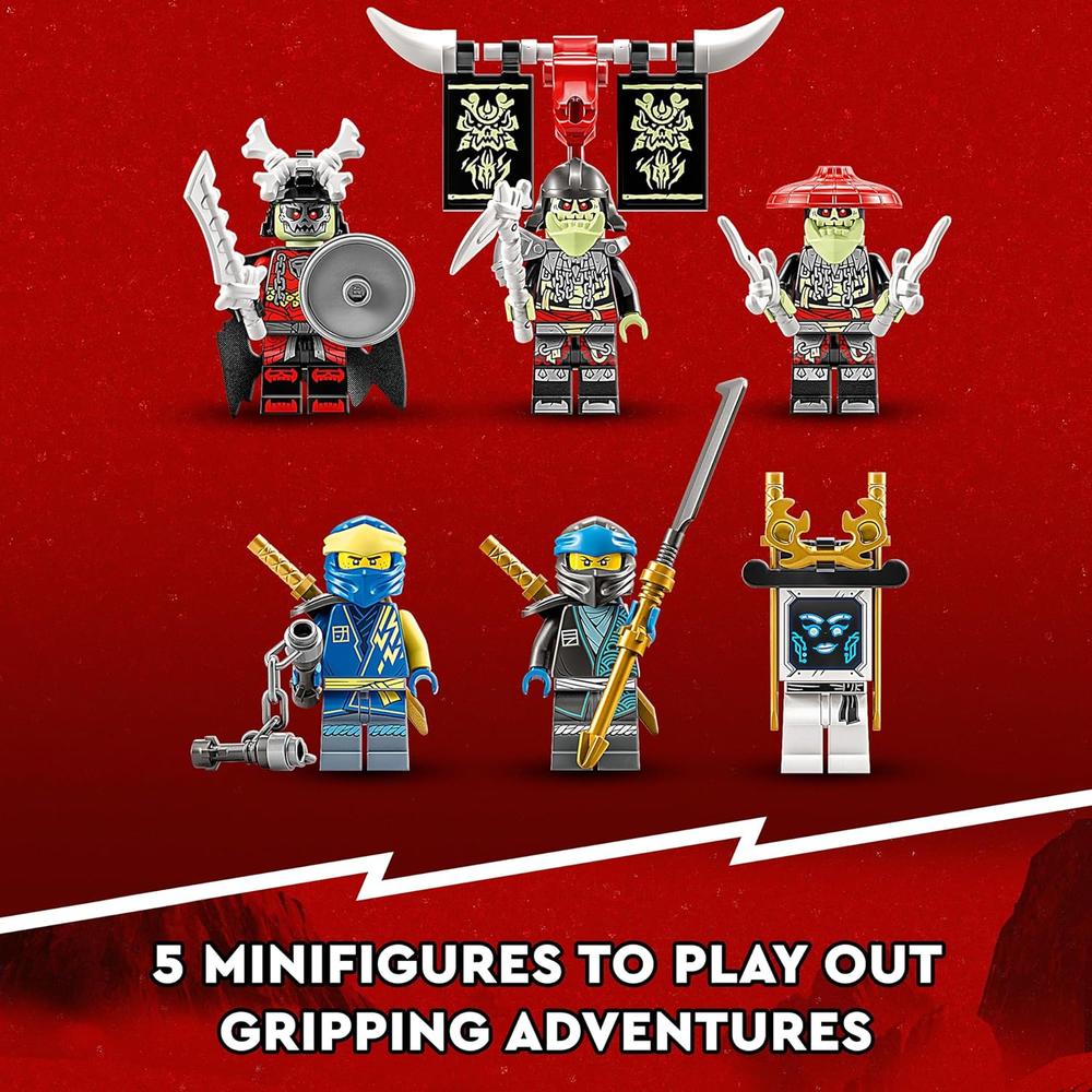 LEGO NINJAGO MECH TITÁN DE JAY SET DE FIGURAS DE ACCIÓN CON MINIFIGURAS DE BATALLA - 4