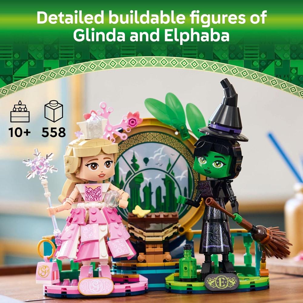 LEGO WICKED FIGURAS DE ELPHABA Y GLINDA, JUGUETE DE CONSTRUCCIÓN PARA NIÑOS - 2