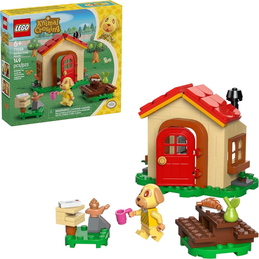 LEGO ANIMAL CROSSING LA ACOGEDORA CASA DE GOLDIE, SET DE CONSTRUCCIÓN - 1