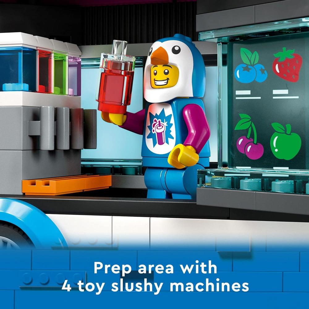 LEGO CITY CAMIÓN DE GRANIZADOS DE PINGÜINOS JUGUETE CON MINIFIGURA INCLUIDA - 4