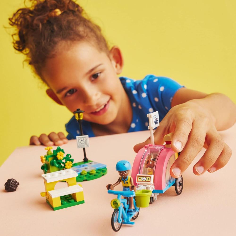 LEGO FRIENDS BICICLETA DE RESCATE DE PERROS SET CON MINIMUÑECAS Y CACHORRO - 2