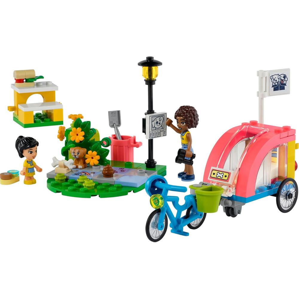 LEGO FRIENDS BICICLETA DE RESCATE DE PERROS SET CON MINIMUÑECAS Y CACHORRO - 5