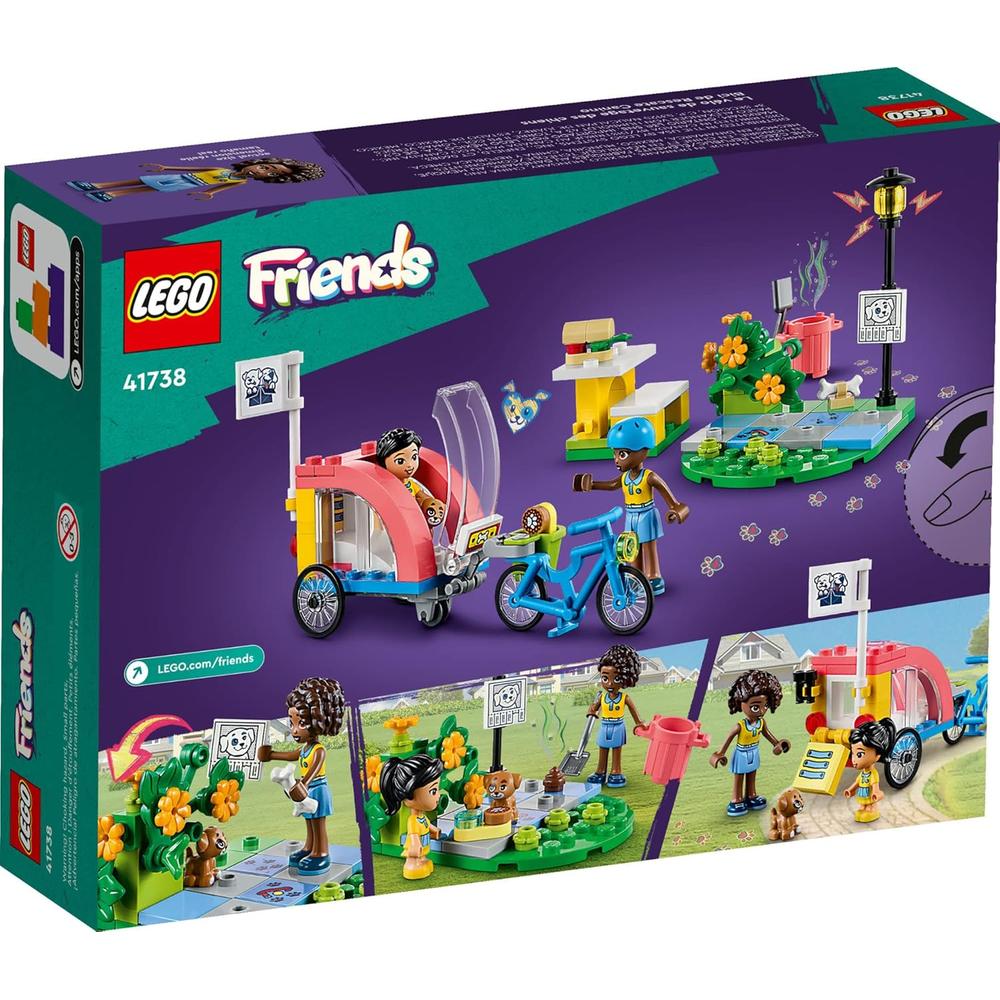 LEGO FRIENDS BICICLETA DE RESCATE DE PERROS SET CON MINIMUÑECAS Y CACHORRO - 6
