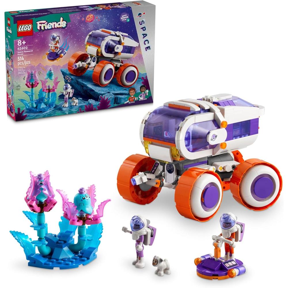 LEGO FRIENDS ROVER DE INVESTIGACIÓN ESPACIAL, INCLUYE MINIMUÑECAS, PERRO Y ALIENÍGENAS - 1