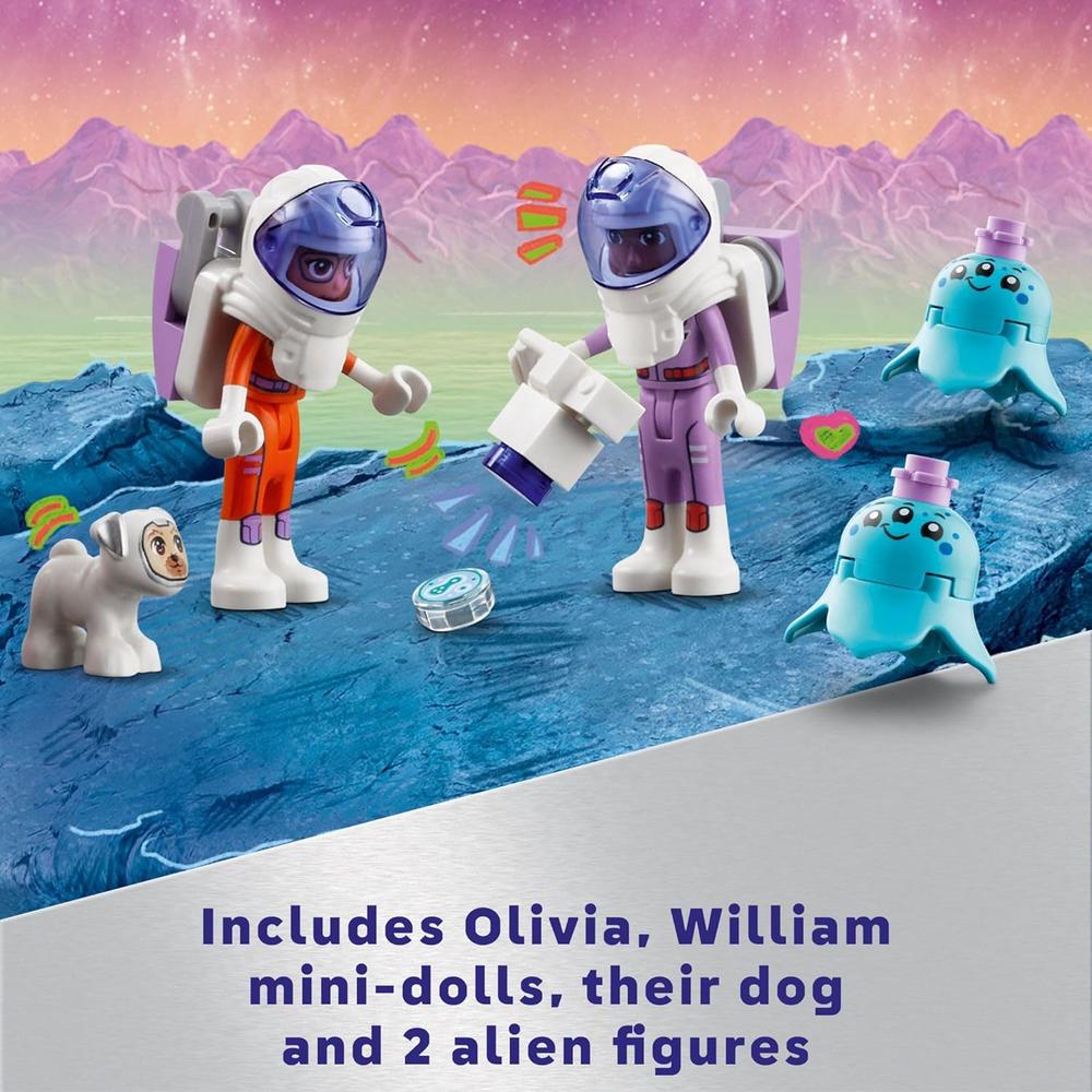 LEGO FRIENDS ROVER DE INVESTIGACIÓN ESPACIAL, INCLUYE MINIMUÑECAS, PERRO Y ALIENÍGENAS - 6