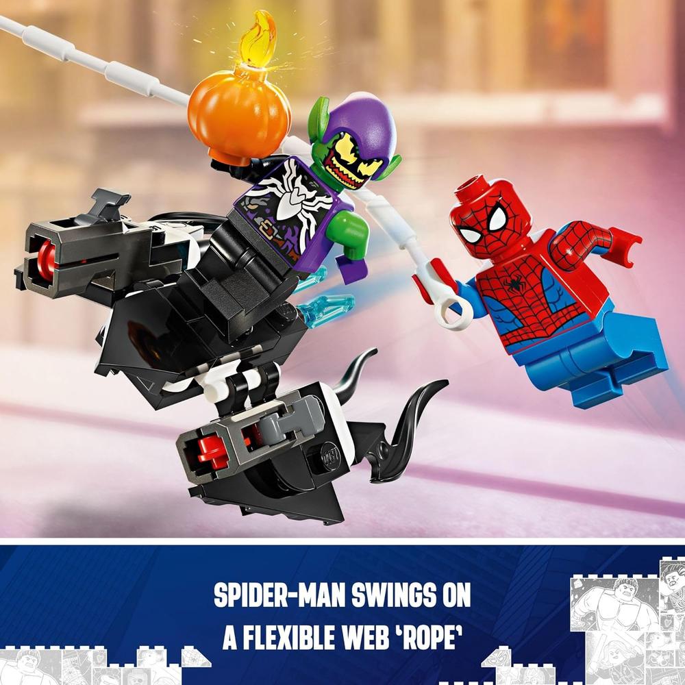 LEGO MARVEL SPIDER-MAN COCHE DE CARRERAS CON VENOM Y MINIFIGURA - 5