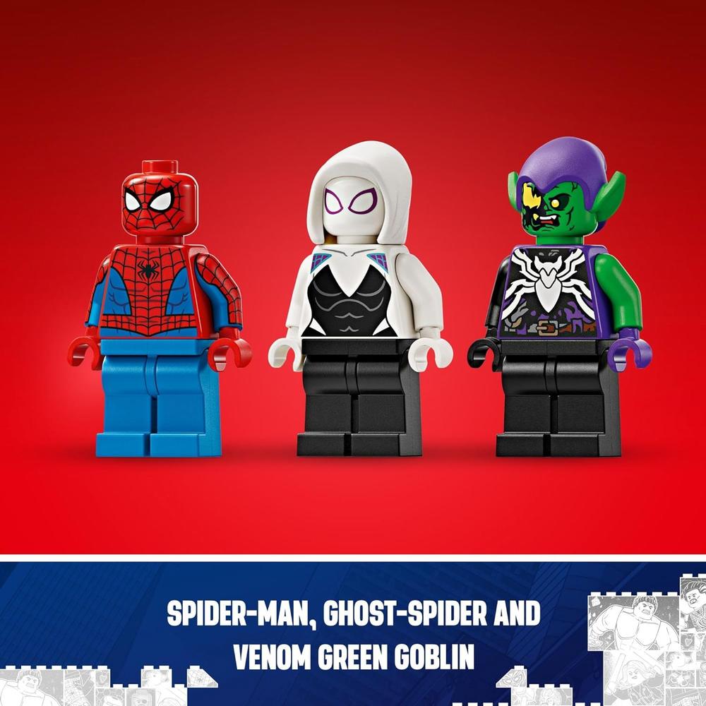 LEGO MARVEL SPIDER-MAN COCHE DE CARRERAS CON VENOM Y MINIFIGURA - 6