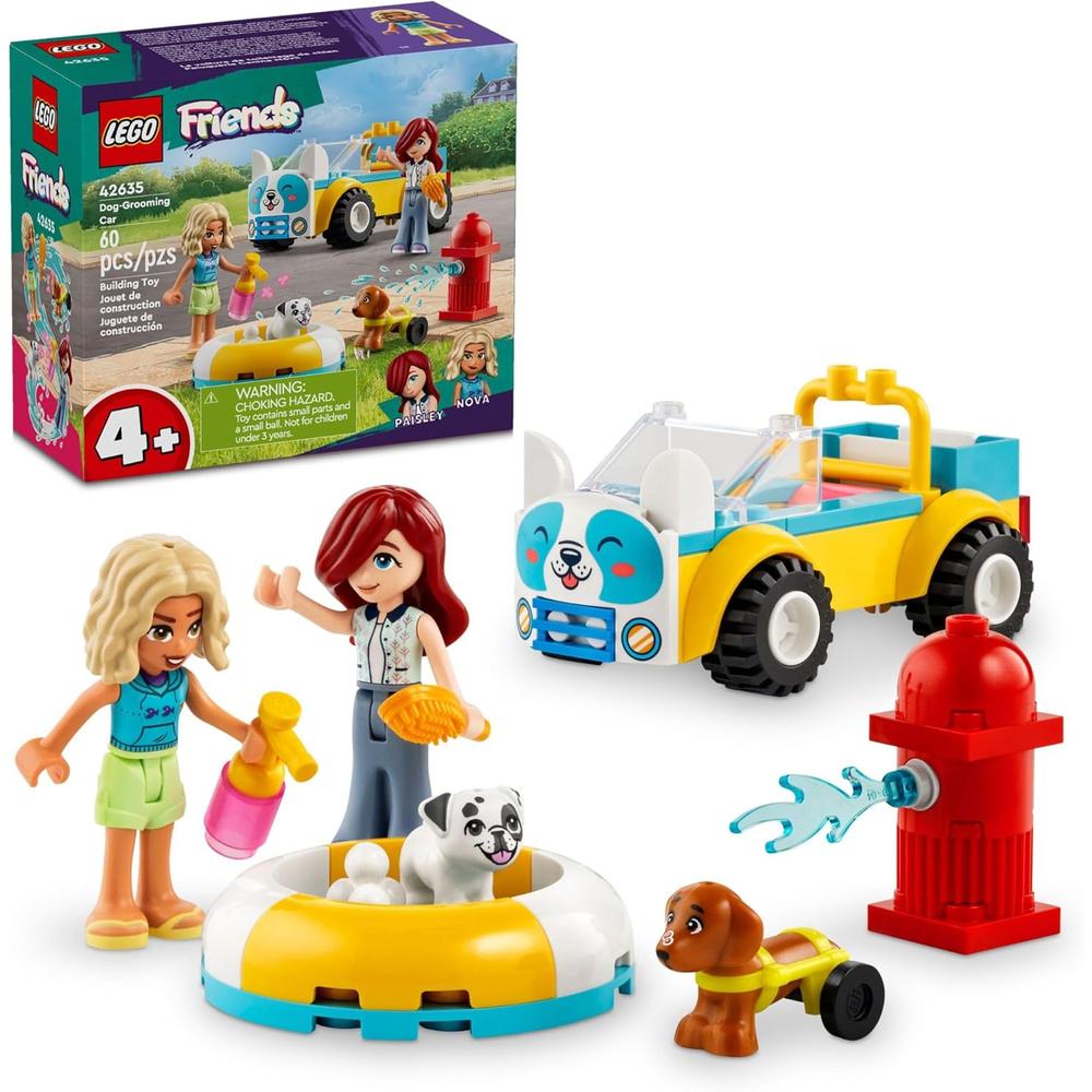 LEGO FRIENDS COCHE DE PELUQUERÍA CANINA, INCLUYE MINI MUÑECAS Y FIGURAS DE PERROS - 1