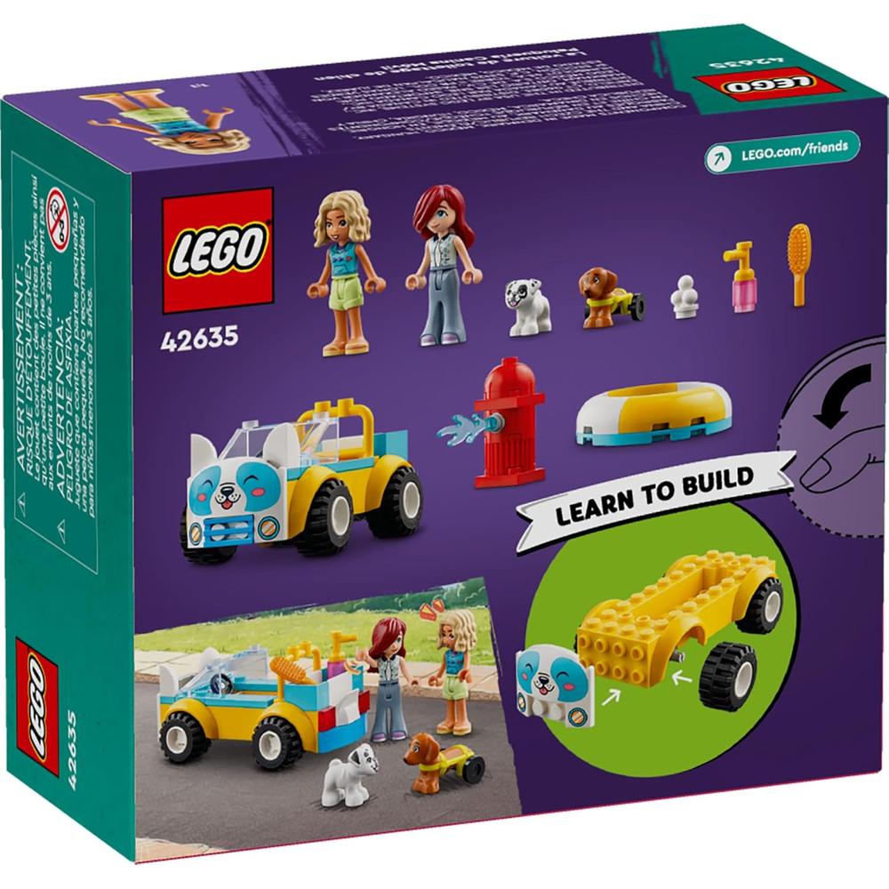 LEGO FRIENDS COCHE DE PELUQUERÍA CANINA, INCLUYE MINI MUÑECAS Y FIGURAS DE PERROS - 6