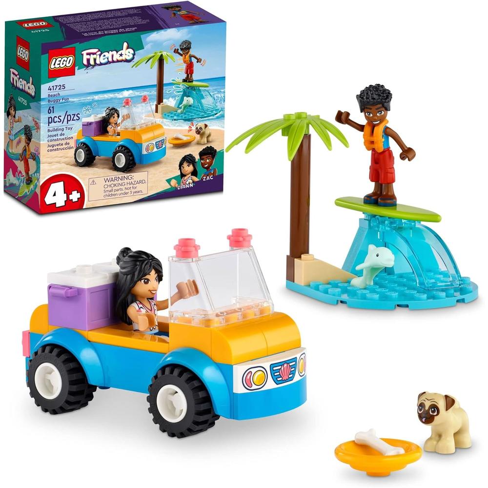 LEGO FRIENDS DIVERSIÓN EN BUGGY DE PLAYA SET DE CONSTRUCCIÓN CON MINIMUÑECAS Y ANIMALES - 1