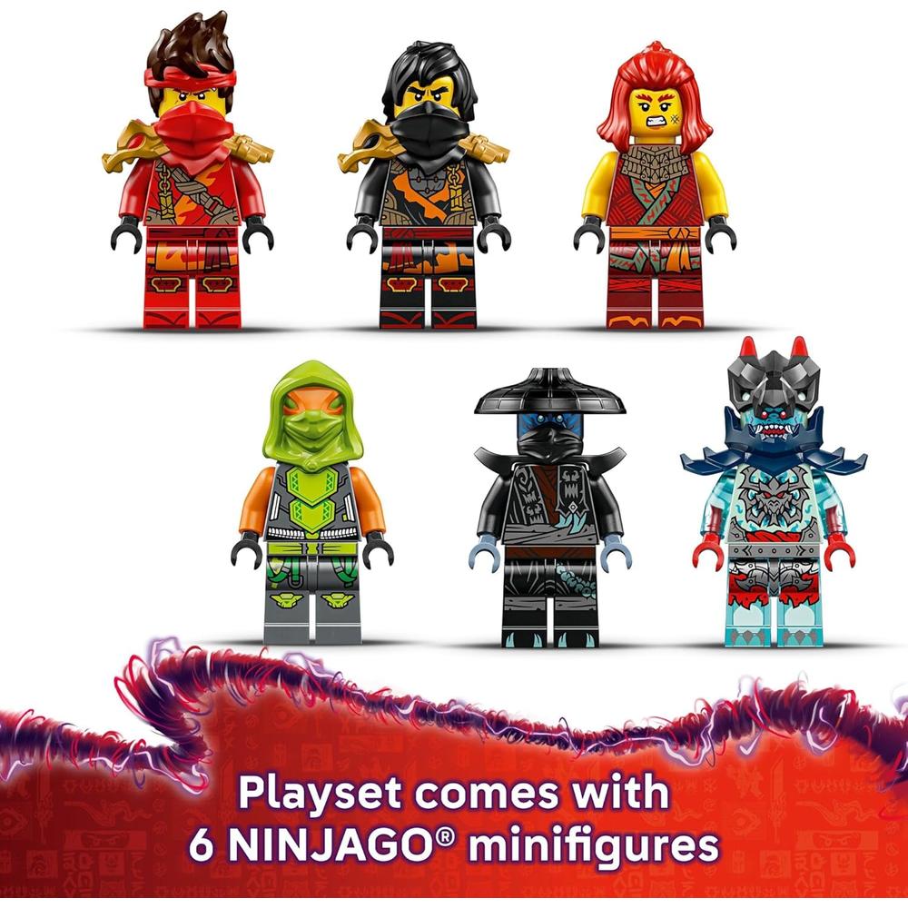 VEHÍCULO DE COMBATE NINJA LEGO NINJAGO 3 EN 1, SET DE CONSTRUCCIÓN CON 6 MINIFIGURAS - 5