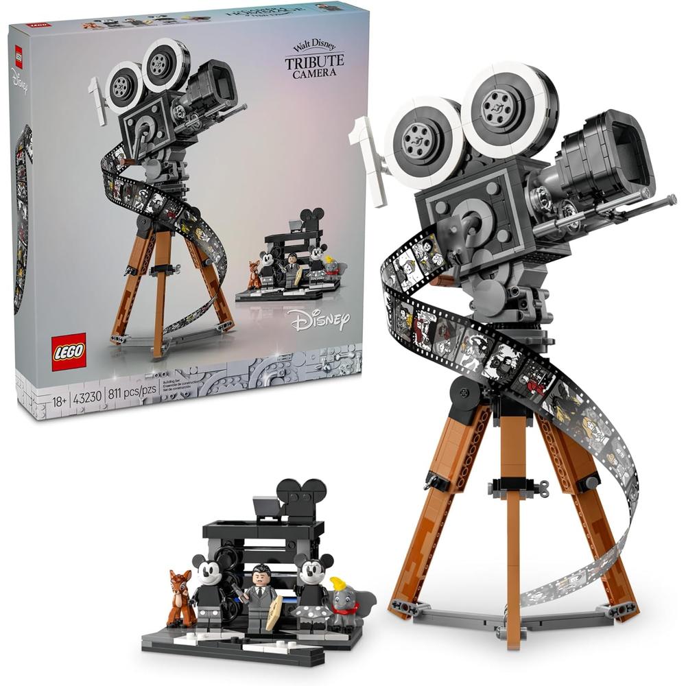 LEGO DISNEY CÁMARA DE HOMENAJE A WALT DISNEY, DECORACIÓN COLECCIONABLE - 1