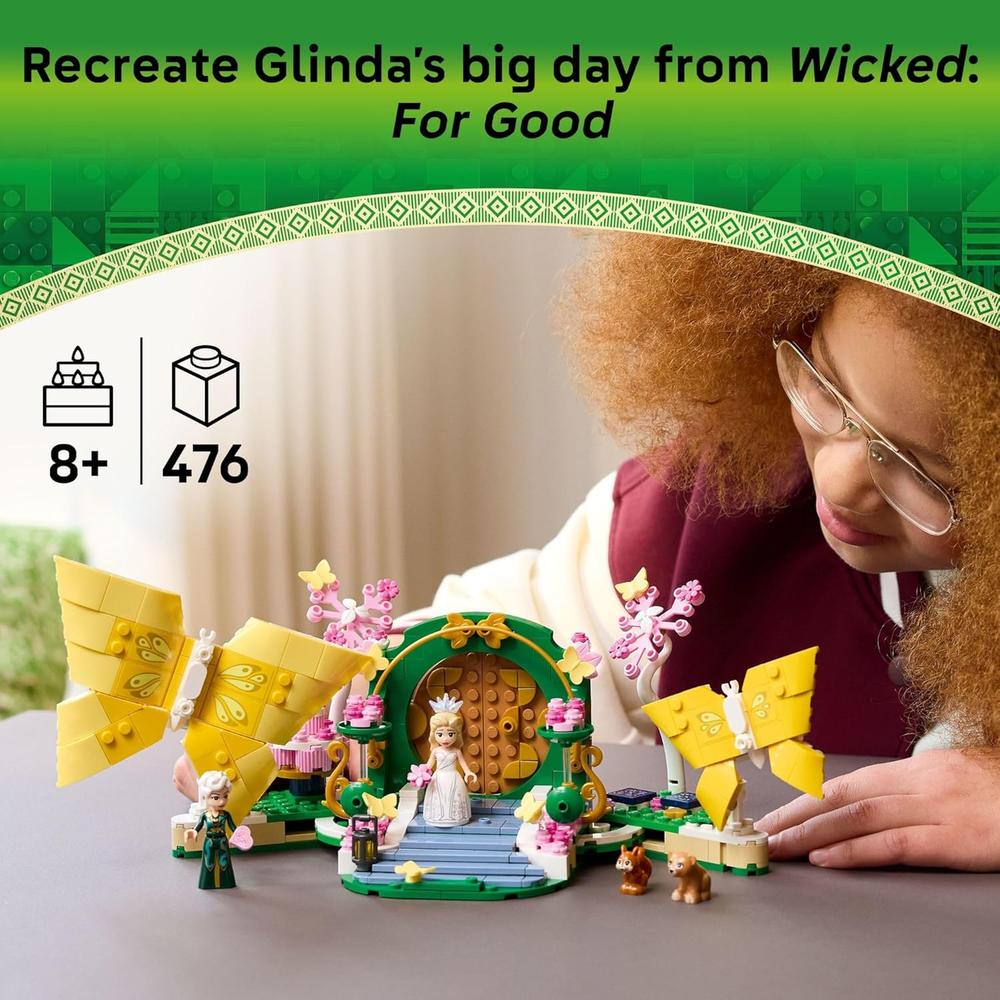 LEGO EL DÍA DE LA BODA DE GLINDA, SET DE CONSTRUCCIÓN CON MINIMUÑECAS Y ANIMALES - 2