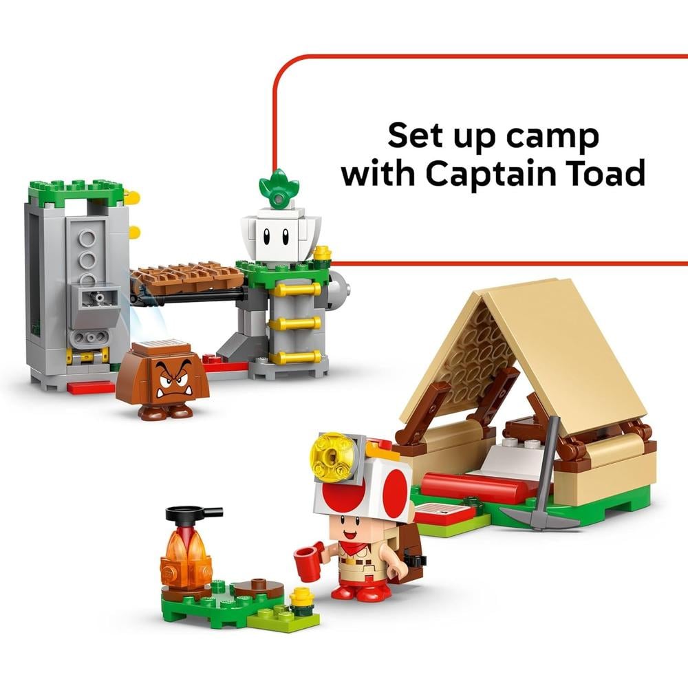 LEGO SUPER MARIO EL CAMPAMENTO DEL CAPITÁN TOAD, SET DE CONSTRUCCIÓN CON FIGURAS - 3