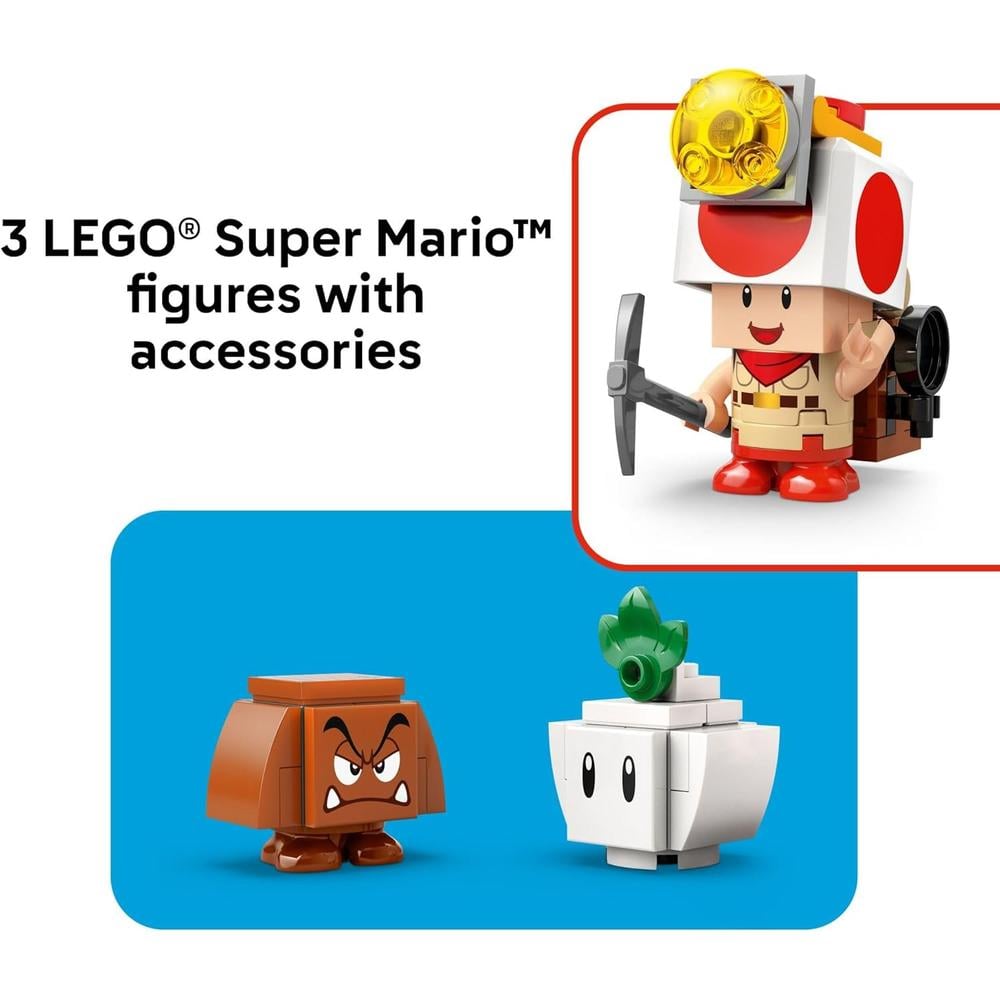 LEGO SUPER MARIO EL CAMPAMENTO DEL CAPITÁN TOAD, SET DE CONSTRUCCIÓN CON FIGURAS - 5