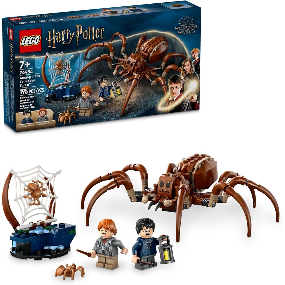 LEGO HARRY POTTER ARAGOG EN EL BOSQUE PROHIBIDO, SET DE CRIATURA MÁGICA CON MINIFIGURAS - 1