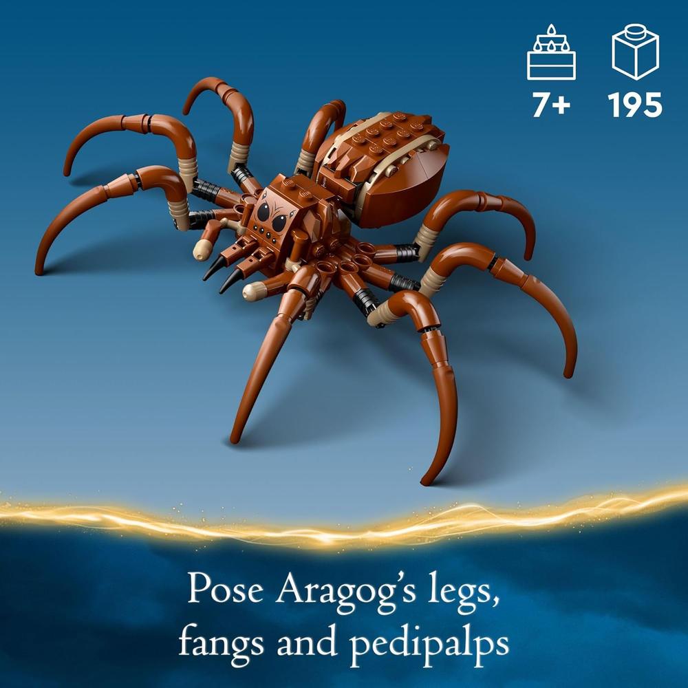 LEGO HARRY POTTER ARAGOG EN EL BOSQUE PROHIBIDO, SET DE CRIATURA MÁGICA CON MINIFIGURAS - 3