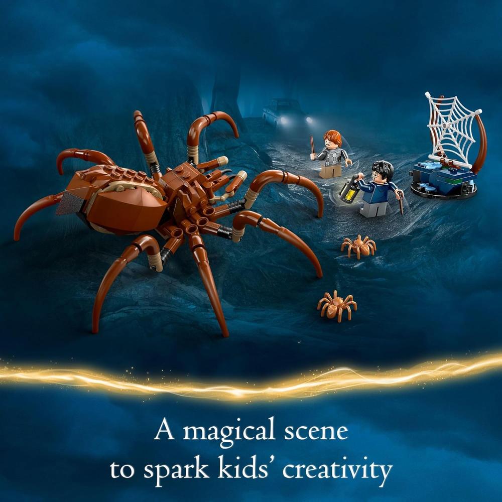 LEGO HARRY POTTER ARAGOG EN EL BOSQUE PROHIBIDO, SET DE CRIATURA MÁGICA CON MINIFIGURAS - 5