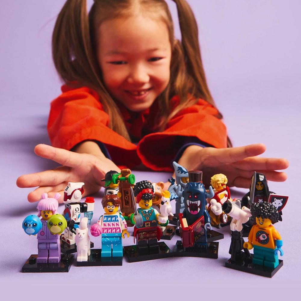 LEGO SERIE 27 PACK DE 6 MINIFIGURAS, FIGURAS COLECCIONABLES, CAJA SORPRESA - 3