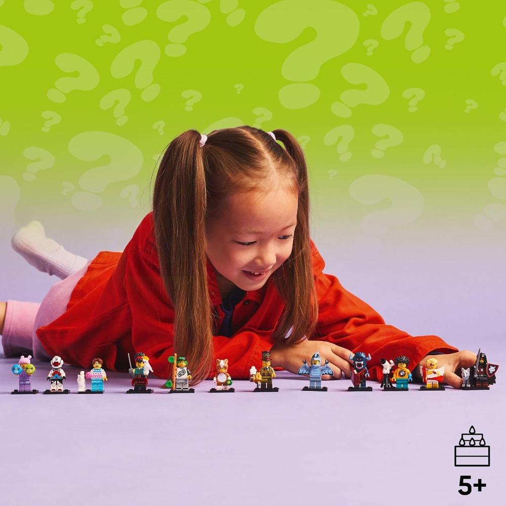 LEGO SERIE 27 PACK DE 6 MINIFIGURAS, FIGURAS COLECCIONABLES, CAJA SORPRESA - 5
