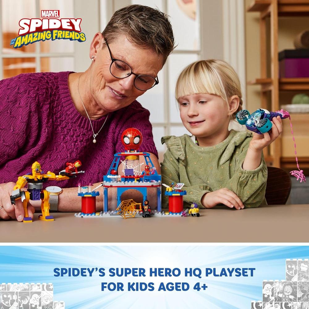 LEGO MARVEL CUARTEL GENERAL DEL EQUIPO SPIDER-MAN CON IRON MAN Y SPIDER-MAN - 2