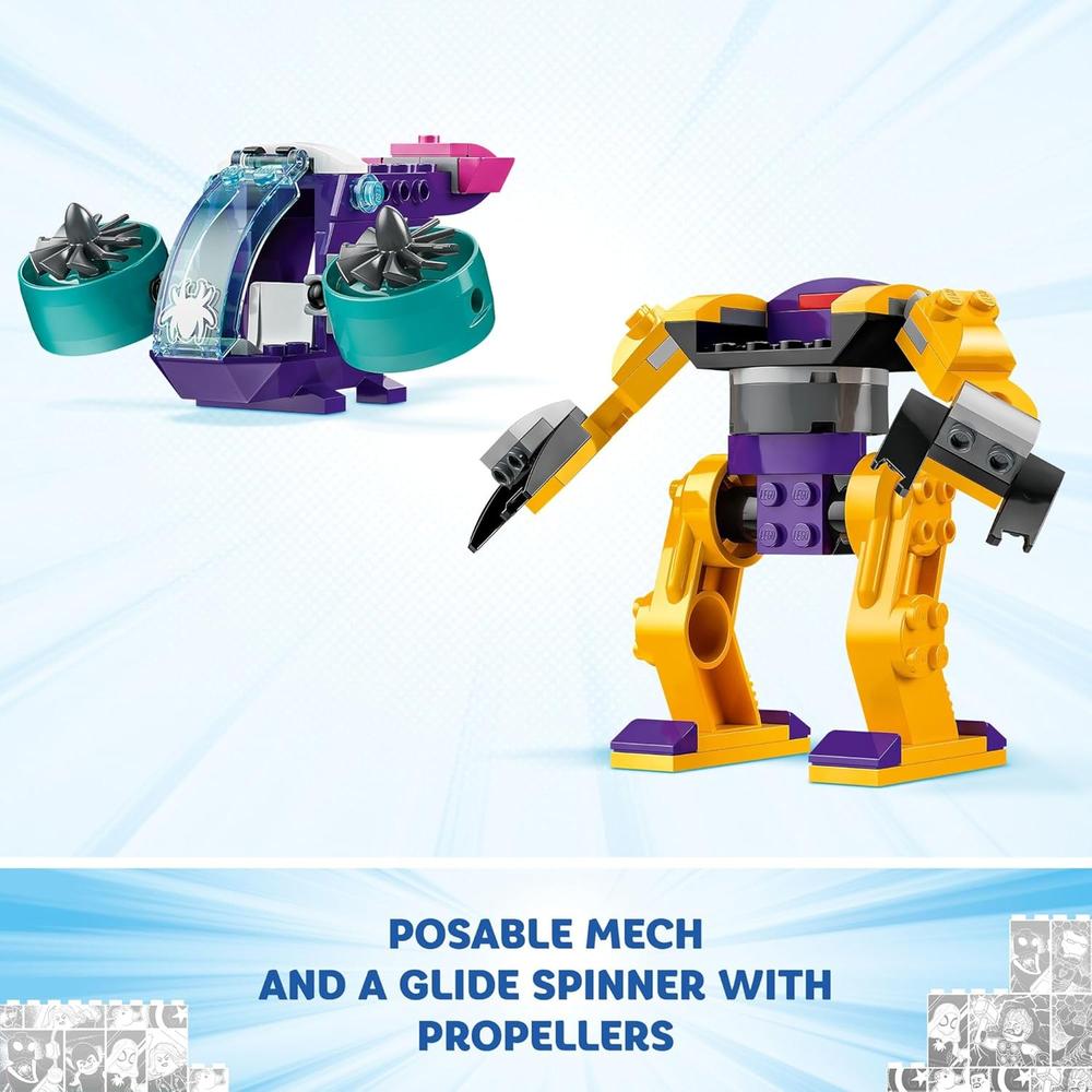 LEGO MARVEL CUARTEL GENERAL DEL EQUIPO SPIDER-MAN CON IRON MAN Y SPIDER-MAN - 4