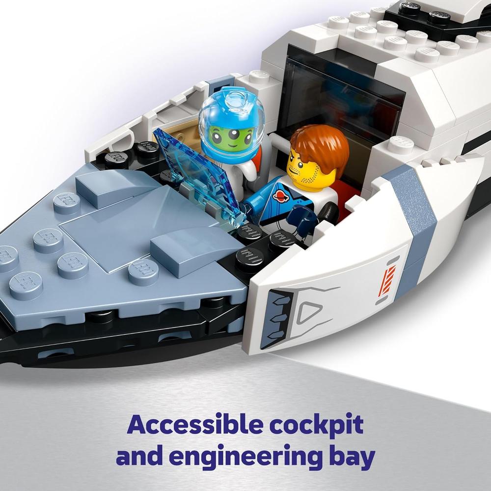 LEGO CITY NAVE ESPACIAL GALÁCTICA MODULAR CON 4 ASTRONAUTAS Y ALIENÍGENA - 3