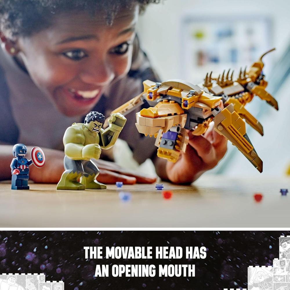 LEGO MARVEL LOS VENGADORES CONTRA LEVIATÁN, SET DE CONSTRUCCIÓN CON HULK Y MINIFIGURAS - 5