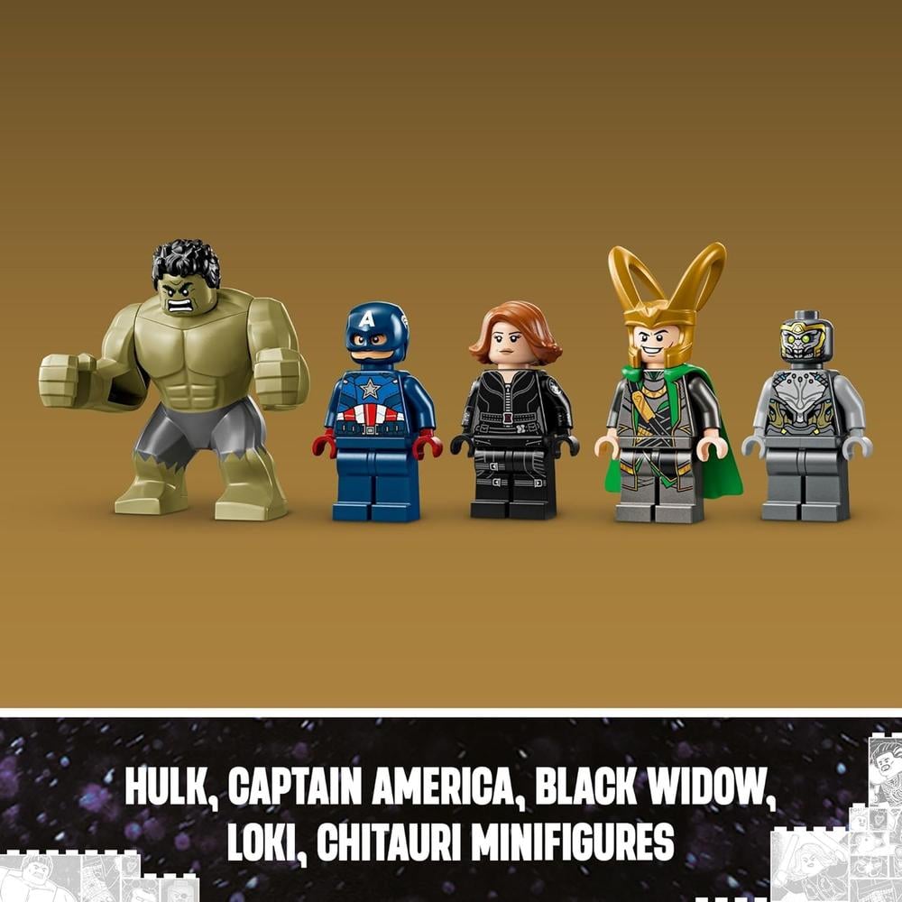 LEGO MARVEL LOS VENGADORES CONTRA LEVIATÁN, SET DE CONSTRUCCIÓN CON HULK Y MINIFIGURAS - 6