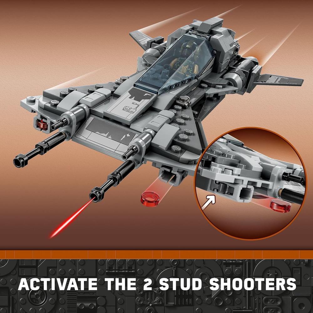 LEGO STAR WARS CAZA PIRATA SNUB SET DE JUEGO CON PERSONAJES DE THE MANDALORIAN - 5