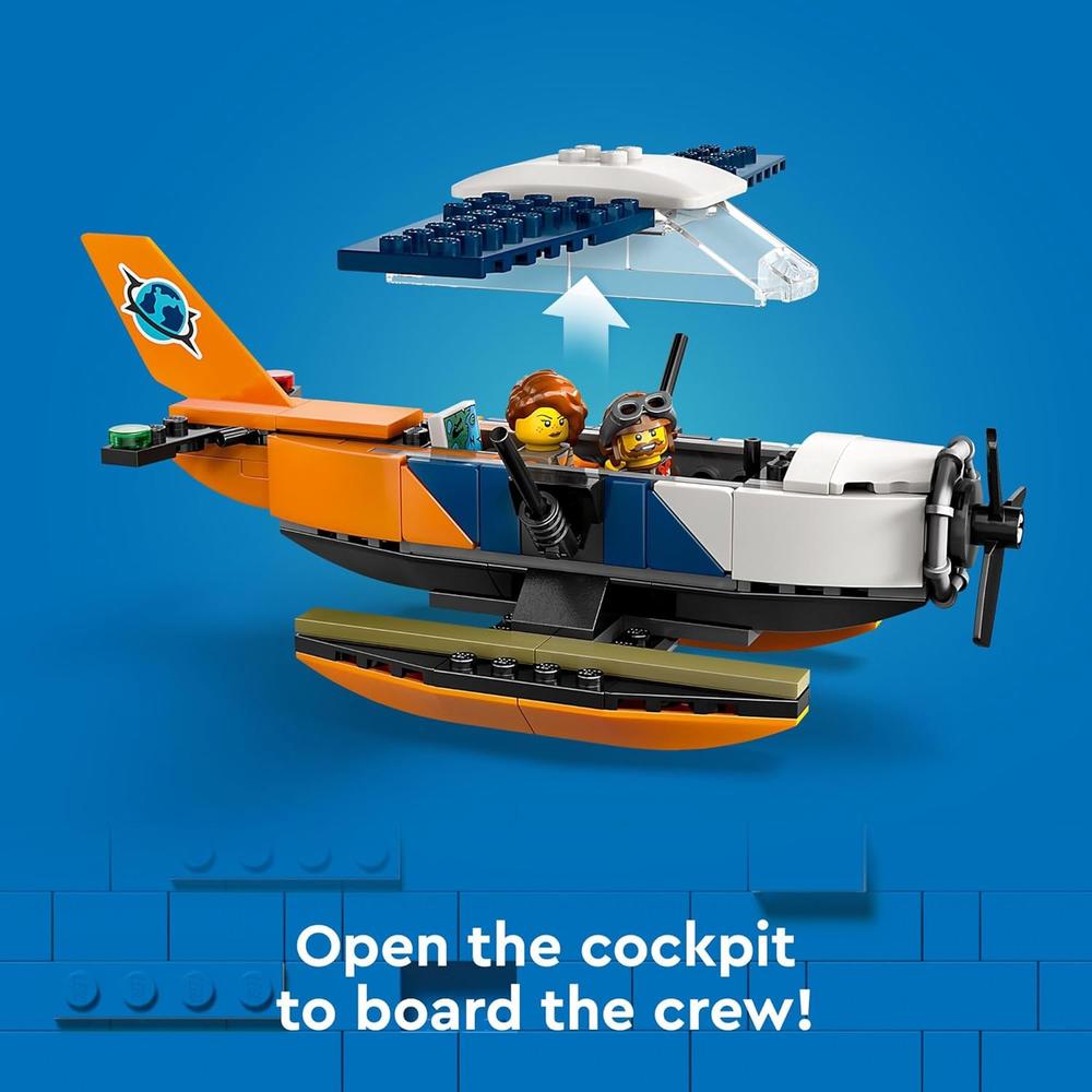 AVIÓN ACUÁTICO LEGO CITY EXPLORADOR DE LA SELVA CON 2 MINIFIGURAS - 4