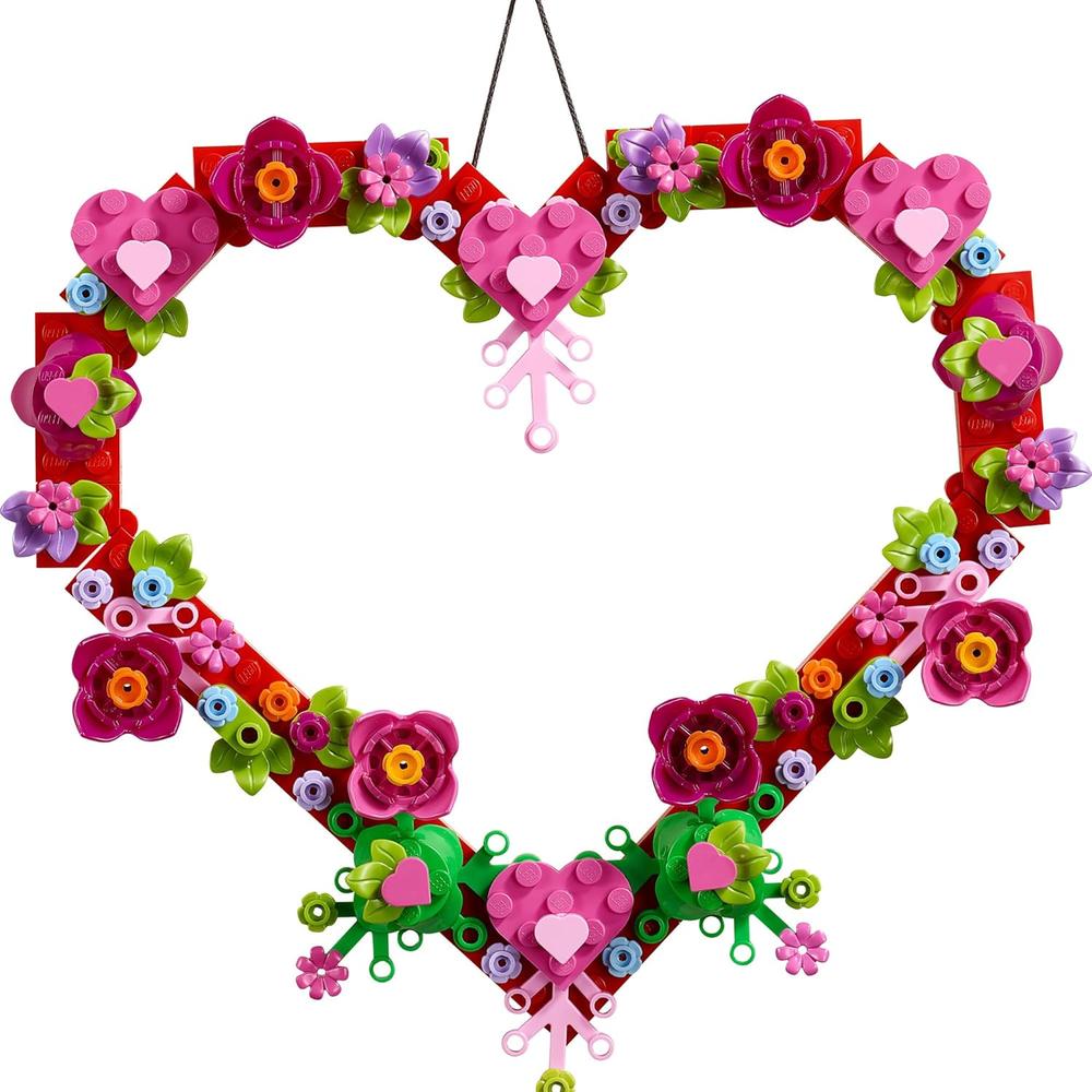 LEGO ADORNO DE CORAZÓN SET DE MANUALIDADES Y DECORACIÓN INFANTIL PARA PARED - 6