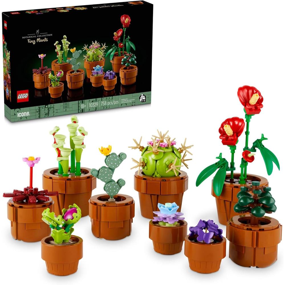 LEGO BOTANICALS PEQUEÑAS PLANTAS ARTIFICIALES PARA DECORACIÓN DE INTERIORES - 1