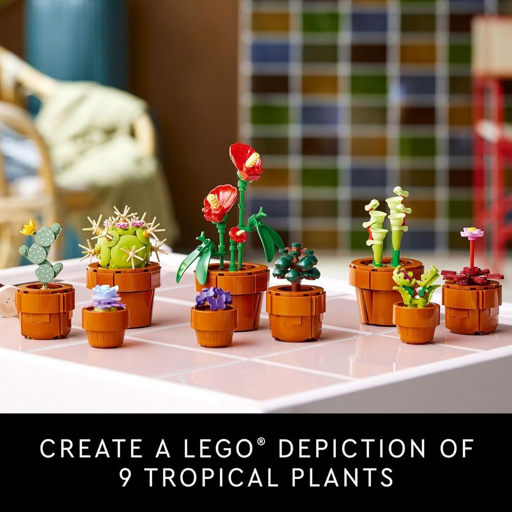 LEGO BOTANICALS PEQUEÑAS PLANTAS ARTIFICIALES PARA DECORACIÓN DE INTERIORES - 3
