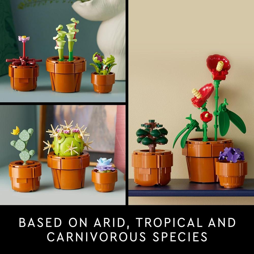 LEGO BOTANICALS PEQUEÑAS PLANTAS ARTIFICIALES PARA DECORACIÓN DE INTERIORES - 4