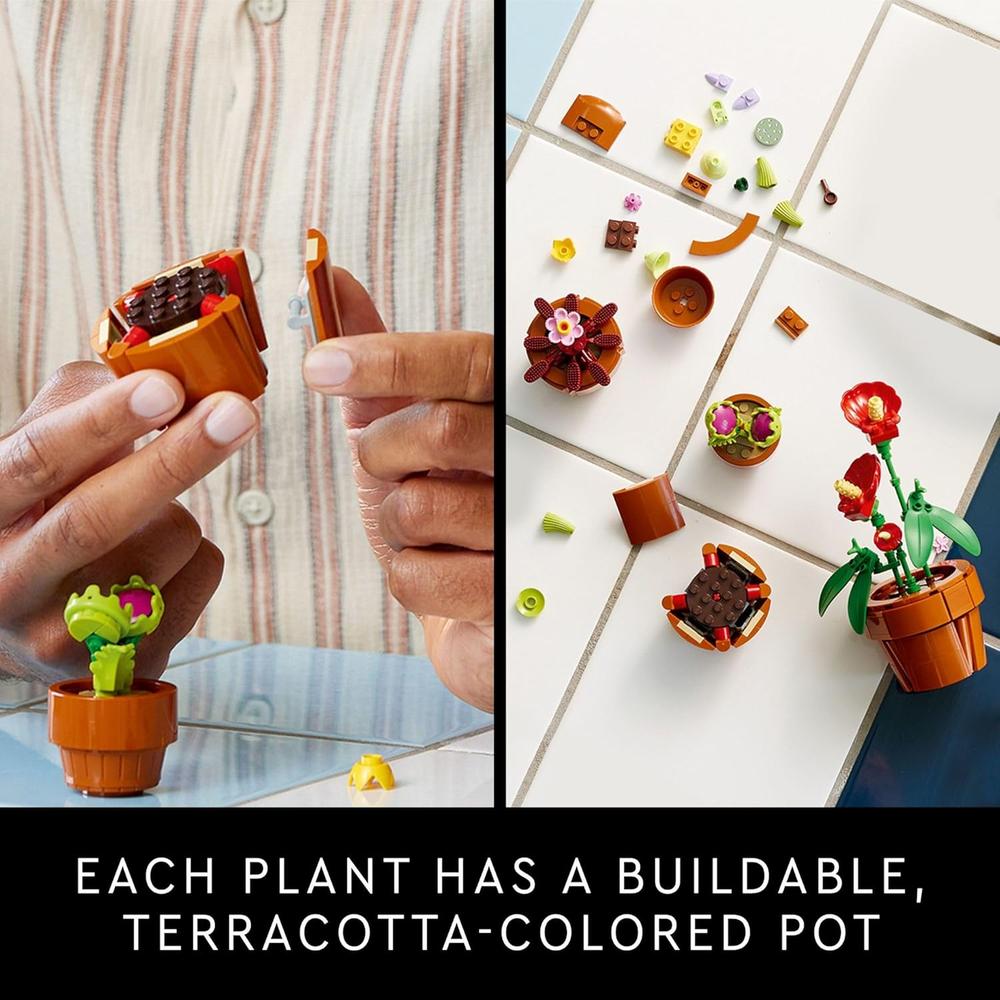 LEGO BOTANICALS PEQUEÑAS PLANTAS ARTIFICIALES PARA DECORACIÓN DE INTERIORES - 5