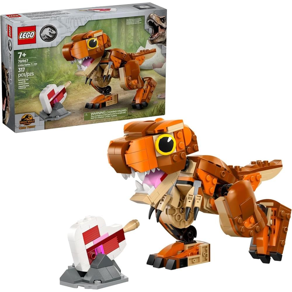 LEGO JURASSIC WORLD LITTLE EATIE T-REX, JUGUETE DE DINOSAURIO PARA NIÑOS - 1