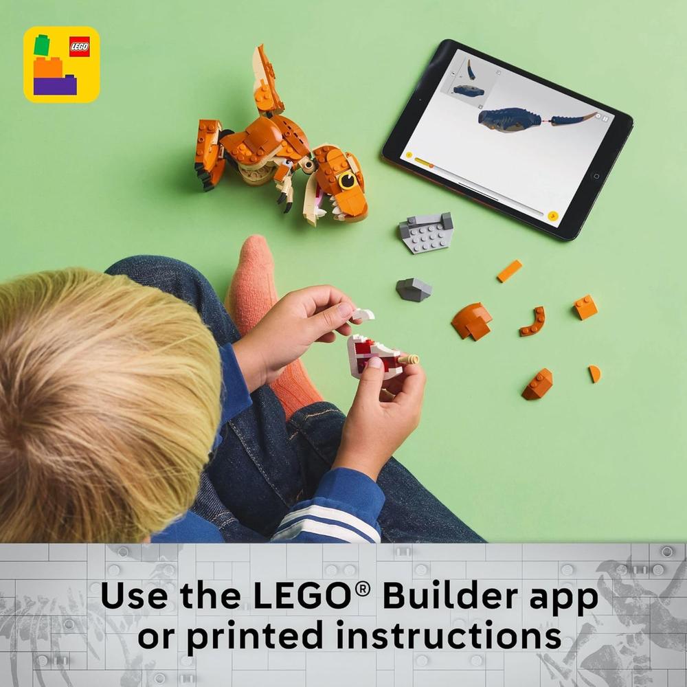 LEGO JURASSIC WORLD LITTLE EATIE T-REX, JUGUETE DE DINOSAURIO PARA NIÑOS - 6