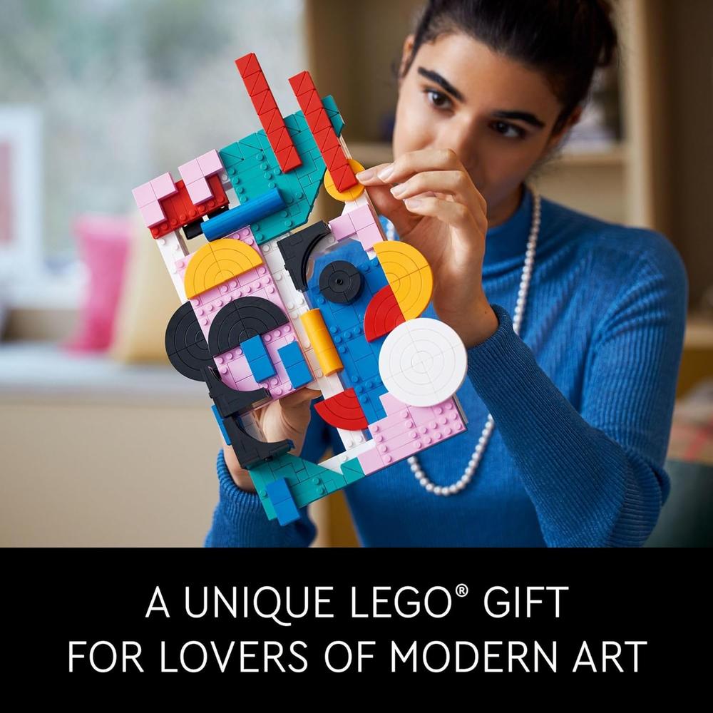 LEGO ARTE MODERNO KIT DE ARTE ABSTRACTO PARA PARED, DECORACIÓN DEL HOGAR Y REGALO CREATIVO - 6