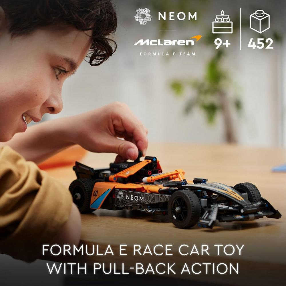 LEGO TECHNIC NEOM MCLAREN FÓRMULA E, COCHE DE CONSTRUCCIÓN PARA NIÑOS - 2